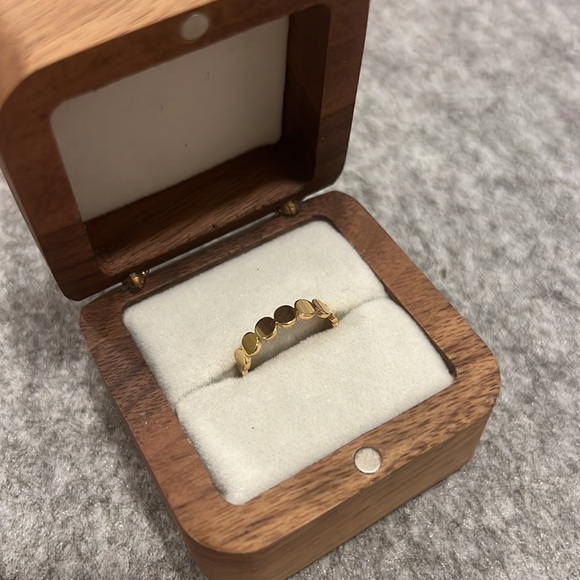 14K Gold Plated Size 6 Ring - Picture 2 of 4